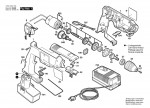 Bosch 0 601 933 758 Gbm 9,6 Ves-3 Batt-Oper Drill 9.6 V / Eu Spare Parts